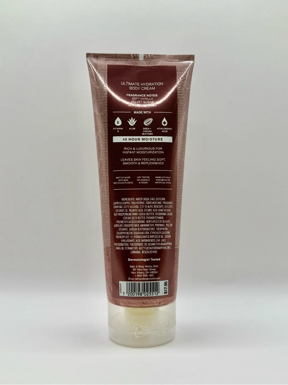 Bath & Body Works WRAPPED IN VANILLA Hydration Body Cream 8oz NEW | No Offers